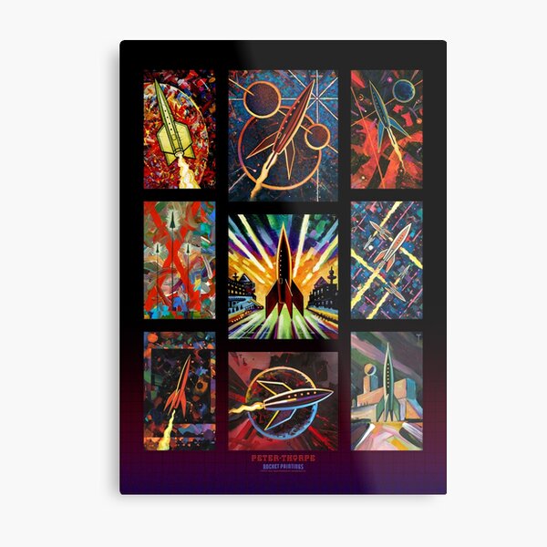 Nine Rockets Metal Print