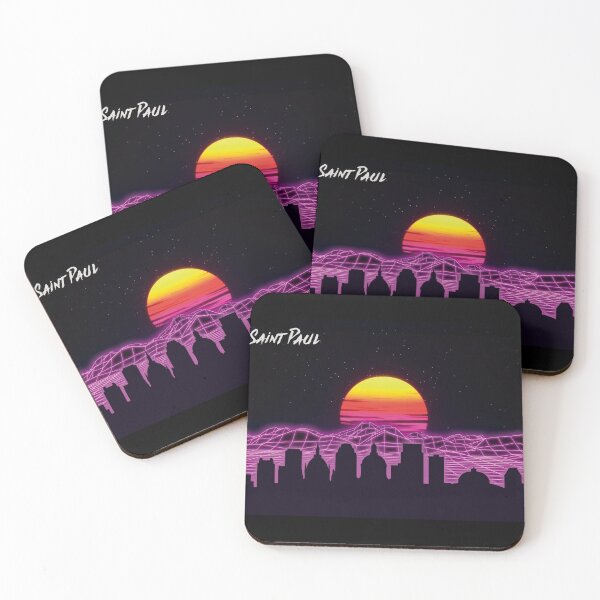 Item preview, Saint Paul Skyline Neon Nights designed and sold by DFerraz.
