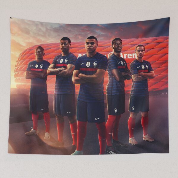 Item preview, Griezmann and Squad Wallpaper designed and sold by Nuzu Michelin.