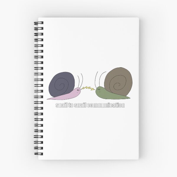 Item preview, Snail to Snail communications designed and sold by NonbinarySarah.