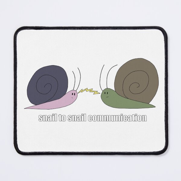Item preview, Snail to Snail communications designed and sold by NonbinarySarah.