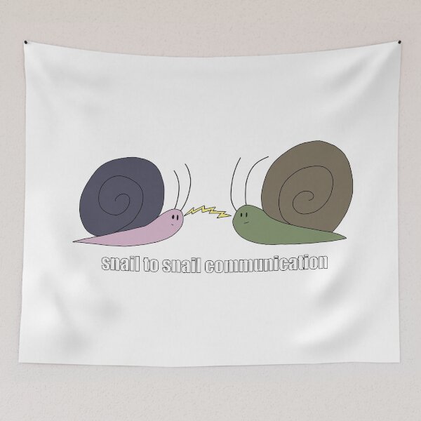 Item preview, Snail to Snail communications designed and sold by NonbinarySarah.