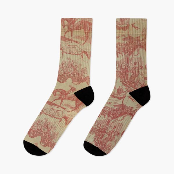 Item preview, Victorian Race Horse and Rider, Red on White designed and sold by CatbellyDesigns.