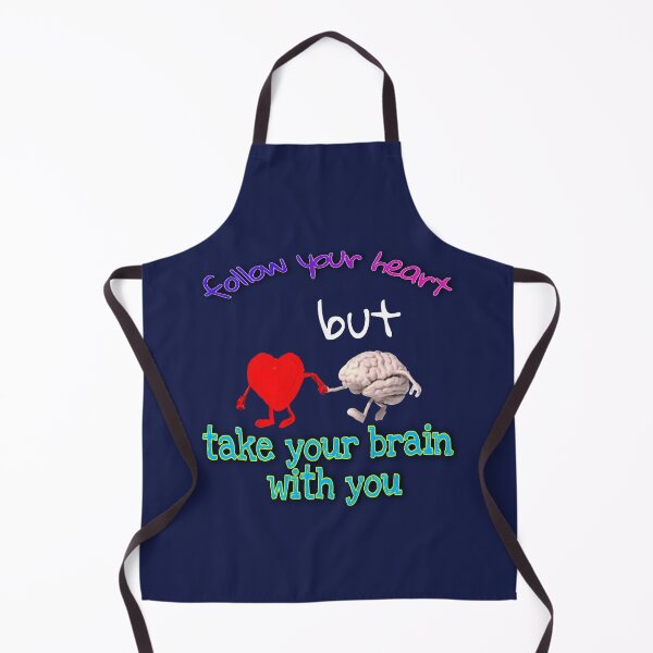 Item preview, FOLLOW YOUR HEART BUT TAKE YOUR BRAIN WITH YOU MOTIVATIONAL WORDS designed and sold by tintingouw.