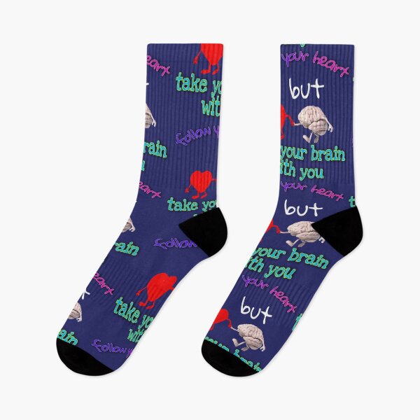 Item preview, FOLLOW YOUR HEART BUT TAKE YOUR BRAIN WITH YOU MOTIVATIONAL WORDS designed and sold by tintingouw.