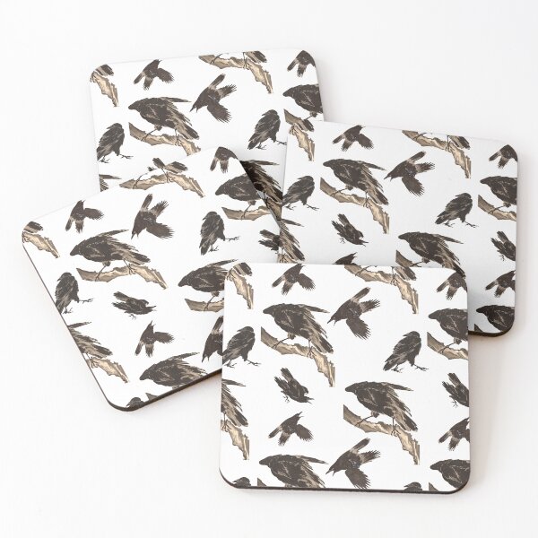 Item preview, Crows on Repeat Remix - Kawanabe Kyosai designed and sold by MiahL.