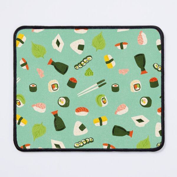 Item preview, Sushi Pattern Seafoam designed and sold by oliviakailani.