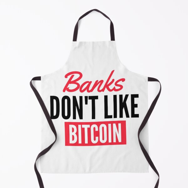 Item preview, Bitcoin Motto | Banks Don't Like Bitcoin | Funny Bitcoin Quotes designed and sold by chetan786.