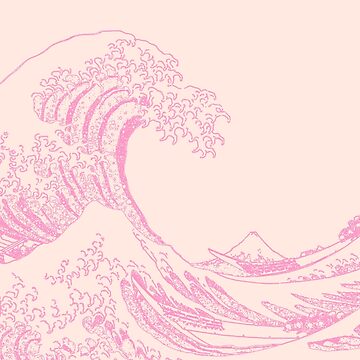 Aperçu de l'œuvre Esthétique Gamer Rose Grande Vague de ind3finite