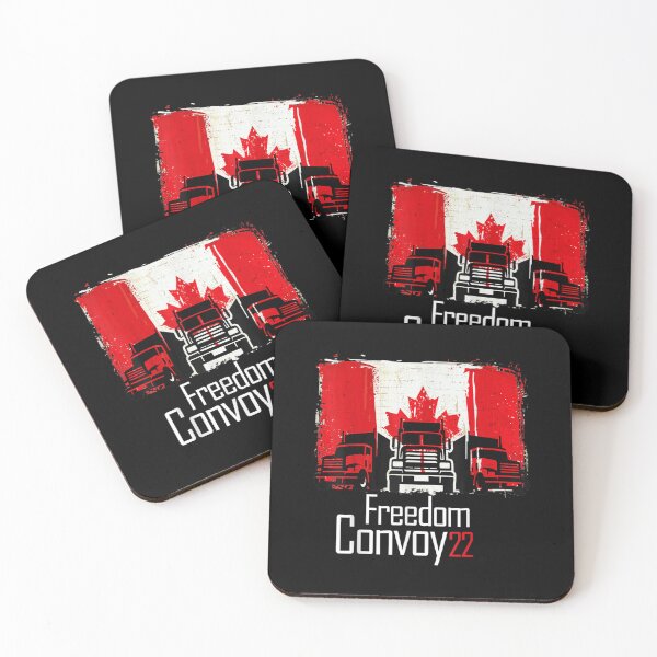 Item preview, Canada Freedom Convoy 2022 Canadian Truckers Support flag  designed and sold by WhiteheadAbbey.