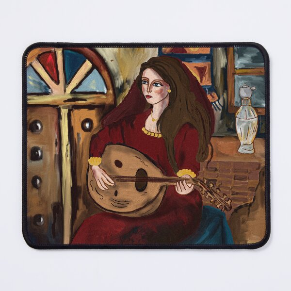 Item preview, A middle east woman plays lute designed and sold by venuszh.