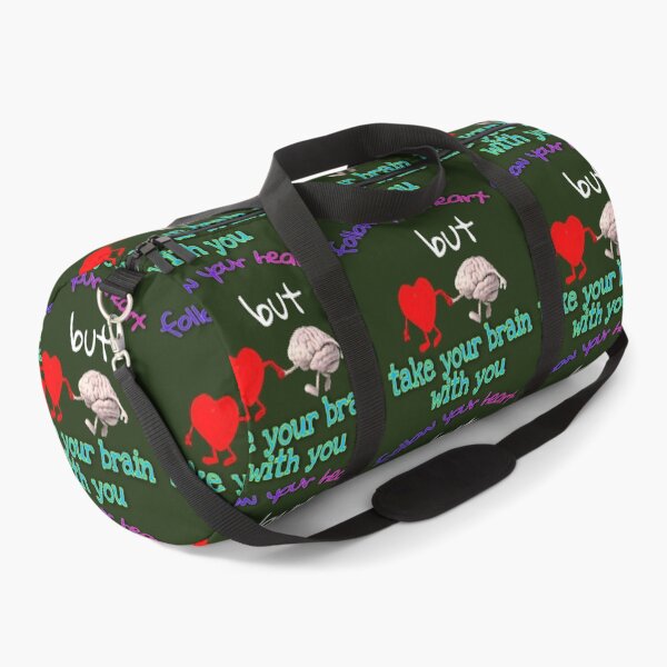Item preview, FOLLOW YOUR HEART BUT TAKE YOUR BRAIN WITH YOU MOTIVATIONAL WORDS designed and sold by tintingouw.
