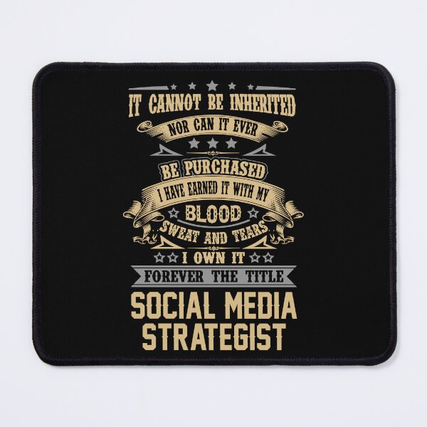 Item preview, Social Media Strategist T Shirt - Forever The Title Job Gift Item Tee designed and sold by celiagomez456.