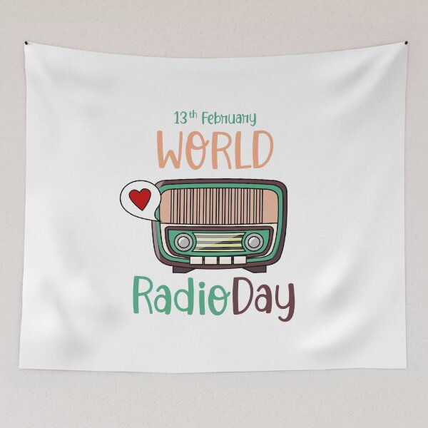 Item preview, World Radio Day designed and sold by anenastudio.