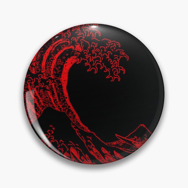 Item preview, Great Wave Red Aesthetic designed and sold by ind3finite.