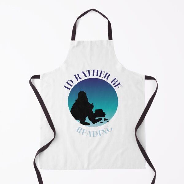 Item preview, Id Rather Be Reading Blue Gradient designed and sold by quinellie.