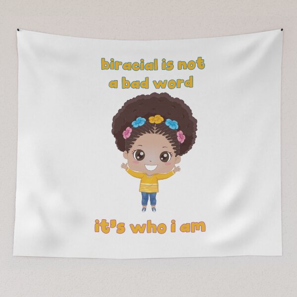 Item preview, BIRACIAL IS NOT A BAD WORD IT'S WHO I AM  designed and sold by DiscoVibes.