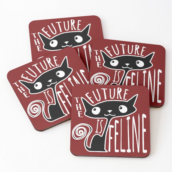 Item preview, The Future is Feline - Cute cat designed and sold by squarecloud.