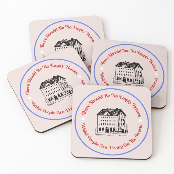 Item preview, No Empty Homes - End Homelessness designed and sold by Picket Club.