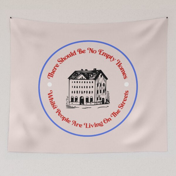 Item preview, No Empty Homes - End Homelessness designed and sold by Picket Club.