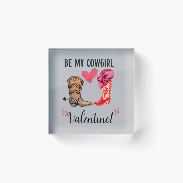 Item preview, Be My Cowgirl Valentine Yee Haw Valentine Cowboy Gift designed and sold by BronikowskiART.