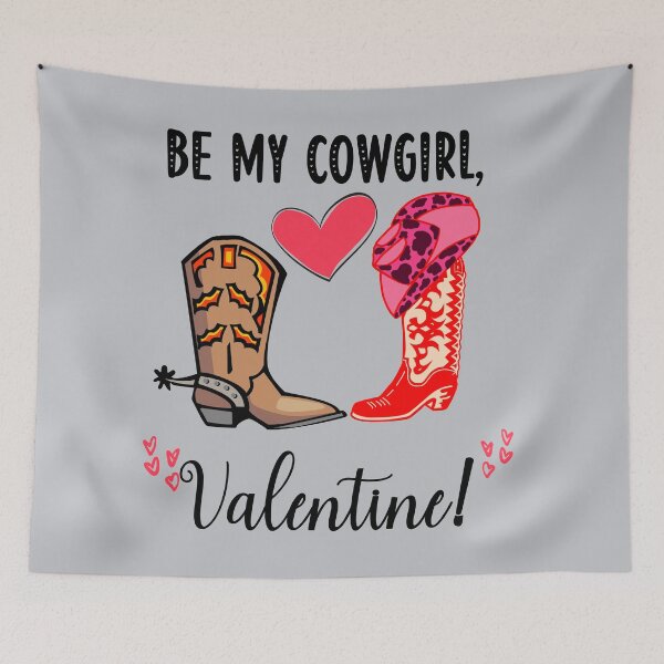 Item preview, Be My Cowgirl Valentine Yee Haw Valentine Cowboy Gift designed and sold by BronikowskiART.