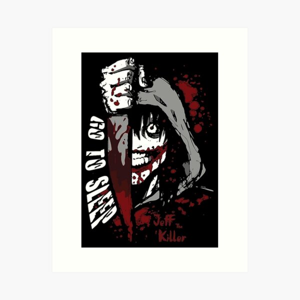 Jeff the Killer, an art print by GlitchWitch.jpg - INPRNT