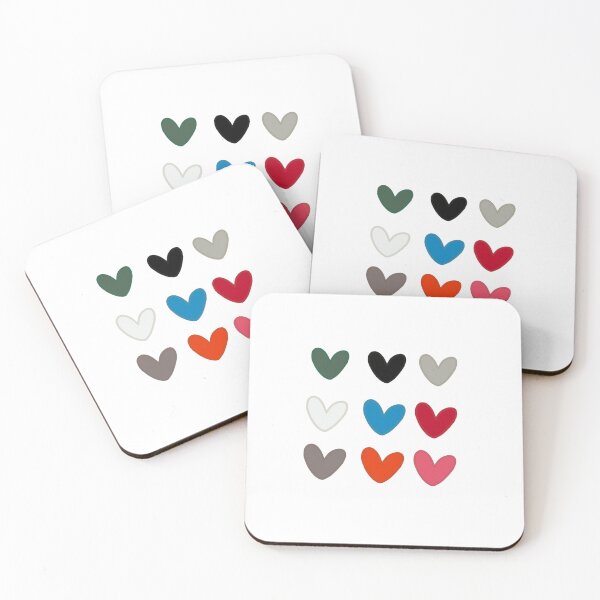 Item preview, colorful hearts designed and sold by ltbenedict21.