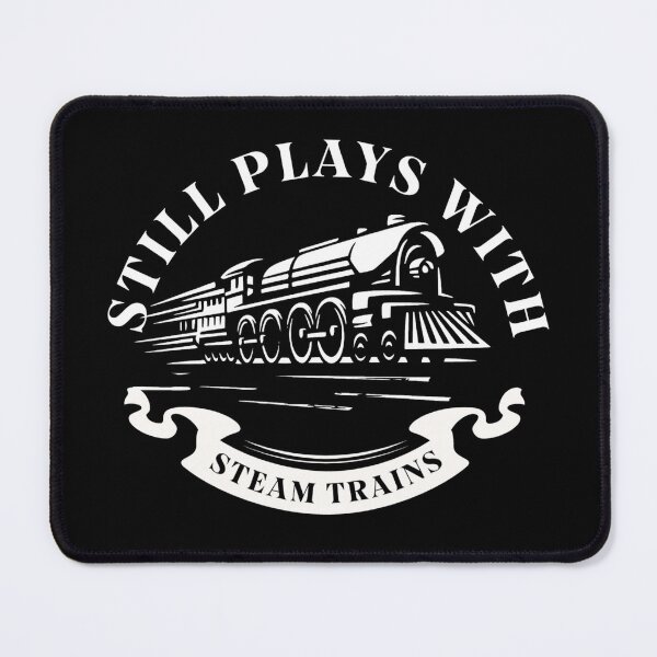 Item preview, Still Plays With Steam Trains - Railroad Engine Locomotive designed and sold by TheTrainRoom.