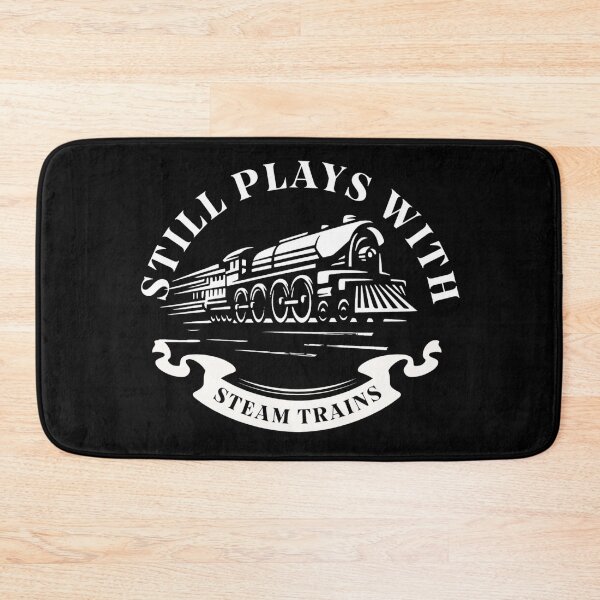 Item preview, Still Plays With Steam Trains - Railroad Engine Locomotive designed and sold by TheTrainRoom.