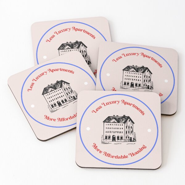 Item preview, Less Luxury Apartments - More Affordable Housing designed and sold by Picket Club.