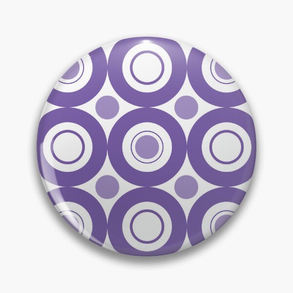 Item preview, Very Peri Purple Geometric Circles and Spots Pattern designed and sold by CJAura by Claire Jane Johnson.