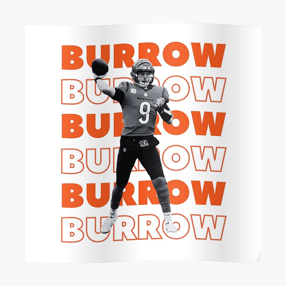 Burrow Jersey Poster for Sale by cocreations