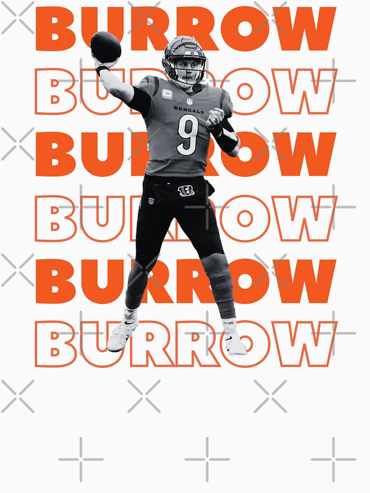 Joe Burrow Jersey 9  Essential T-Shirt for Sale by EliixirStreet