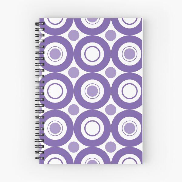 Item preview, Very Peri Purple Geometric Circles and Spots Pattern designed and sold by CJAura by Claire Jane Johnson.
