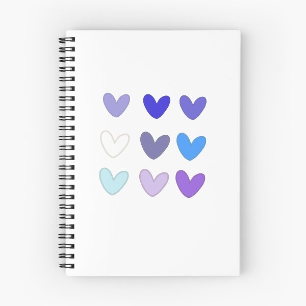 Item preview, blue hearts designed and sold by ltbenedict21.