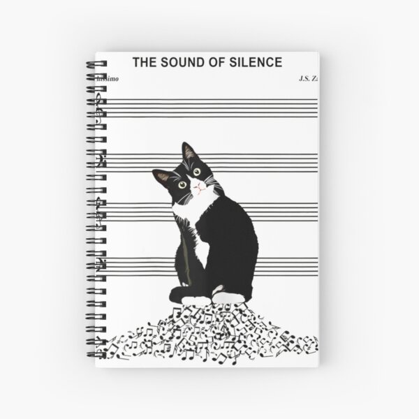 Item preview, The Sound Of Silence Music and Cats Lover  designed and sold by NghiTrann.