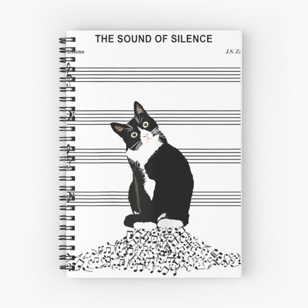 Item preview, The Sound Of Silence Music and Cats Lover  designed and sold by NghiTrann.