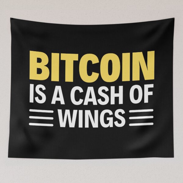 Artikelvorschau, Bitcoin-Motto | Bitcoin ist ein Flügelgeld | Lustige Bitcoin-Zitate entworfen und verkauft von chetan786.
