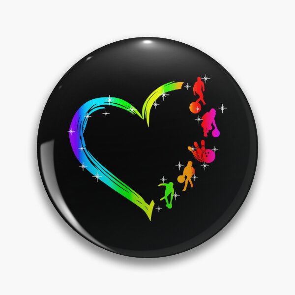 Item preview, Gradient Heart Bowling designed and sold by Anderson456.