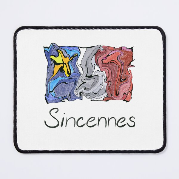 Item preview, Acadian Flag pastel liquid mosaic Sincennes - Drapeau acadien mosaïque liquide pastel vitrail Sincennes designed and sold by ColoursOfFrance.
