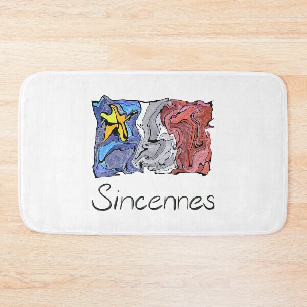 Item preview, Acadian Flag pastel liquid mosaic Sincennes - Drapeau acadien mosaïque liquide pastel vitrail Sincennes designed and sold by ColoursOfFrance.