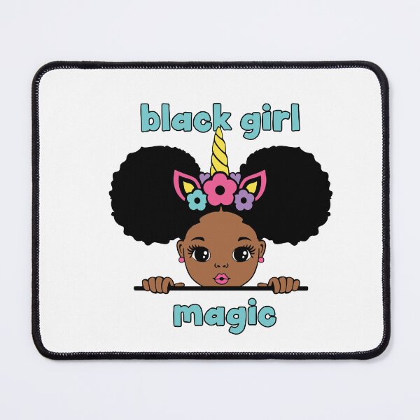 Item preview, BLACK GIRL MAGIC UNICORN designed and sold by DiscoVibes.