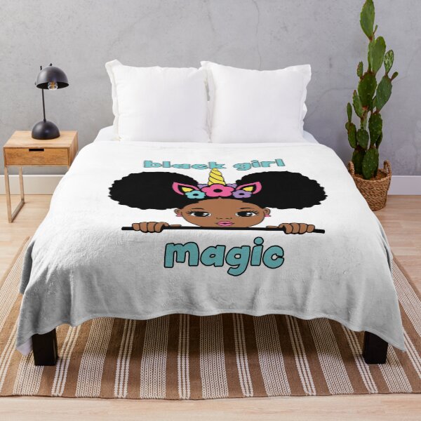 Item preview, BLACK GIRL MAGIC UNICORN designed and sold by DiscoVibes.