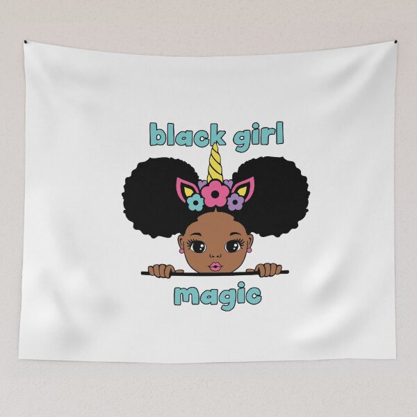 Item preview, BLACK GIRL MAGIC UNICORN designed and sold by DiscoVibes.