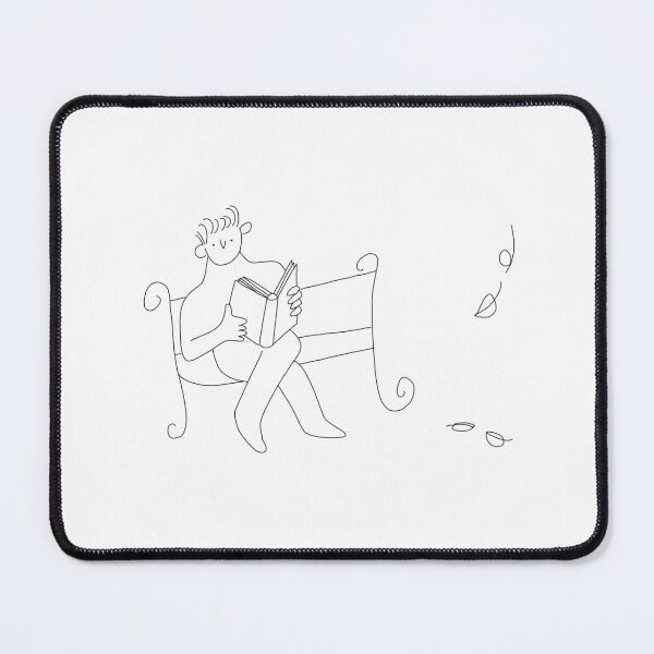 Item preview, Bonhomme qui lit designed and sold by NonbinarySarah.