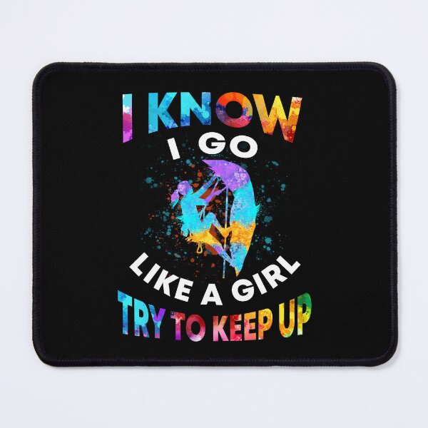 Item preview, Like A Girl Try To Keep Up Watercolor Sport Climbing designed and sold by Anderson456.