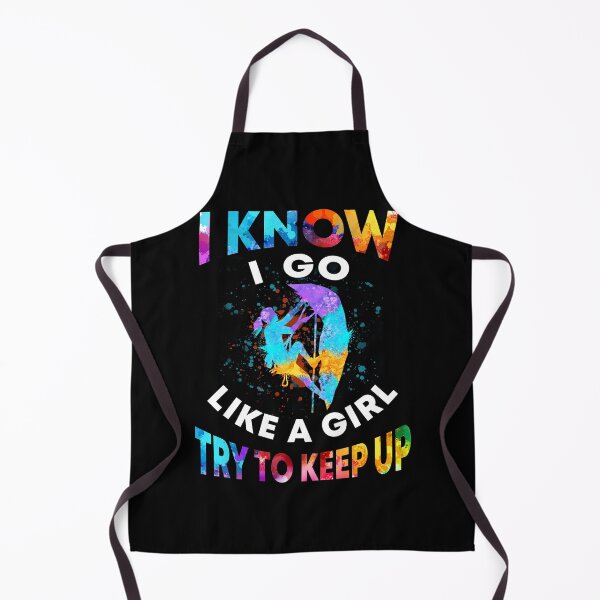 Item preview, Like A Girl Try To Keep Up Watercolor Sport Climbing designed and sold by Anderson456.