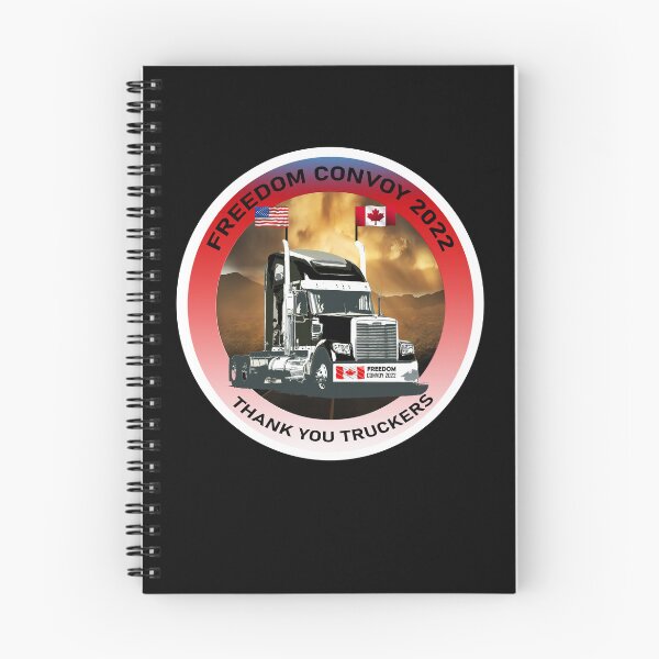 Item preview, Freedom Convoy 2022, Thank you Truckers, Support Truckers, Canada Flag, USA Flag designed and sold by RoyalSunGate.