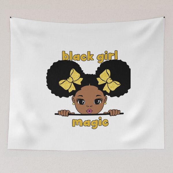 Item preview, BLACK GIRL MAGIC YELLOW designed and sold by DiscoVibes.